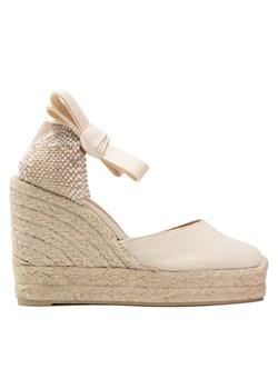 Espadryle Castañer Carina/8ED/001 Beżowy ze sklepu eobuwie.pl w kategorii Espadryle damskie - zdjęcie 181292680