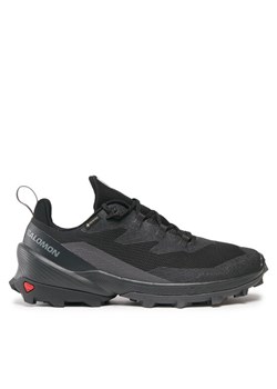 Trekkingi Salomon Cross Over 2 GORE-TEX L47269000 Czarny ze sklepu eobuwie.pl w kategorii Buty trekkingowe męskie - zdjęcie 181292691