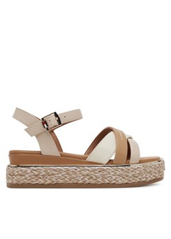 Espadryle Tommy Hilfiger T3A2-33790-0371 M Beżowy ze sklepu eobuwie.pl w kategorii Sandały dziecięce - zdjęcie 181292771