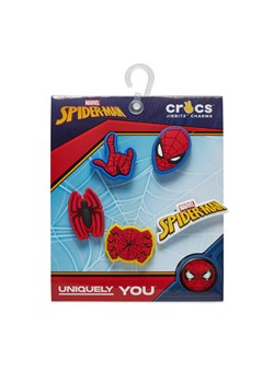 Ozdoba do butów Crocs Jibbitz Spider Man 5 Pck 10010007 Kolorowy ze sklepu eobuwie.pl w kategorii Przypinki - zdjęcie 181292783