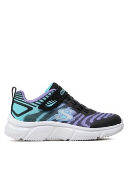 Sneakersy Skechers Fierce Flash 302478L/BKPR Fioletowy ze sklepu eobuwie.pl w kategorii Buty sportowe dziecięce - zdjęcie 181292890