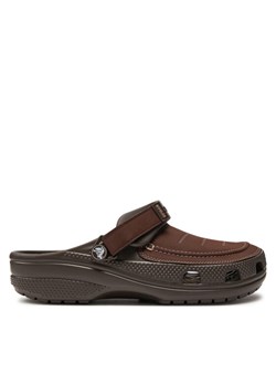 Klapki Crocs Yukon Vista Ii Lr Clog M 207689 Brązowy ze sklepu eobuwie.pl w kategorii Klapki męskie - zdjęcie 181292963