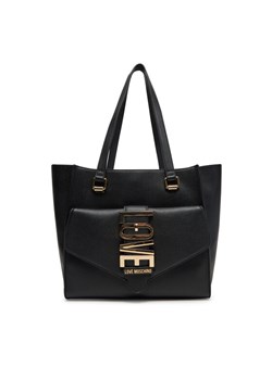 Torebka LOVE MOSCHINO JC4225PP0MKC0000 Czarny ze sklepu eobuwie.pl w kategorii Torby Shopper bag - zdjęcie 181293091