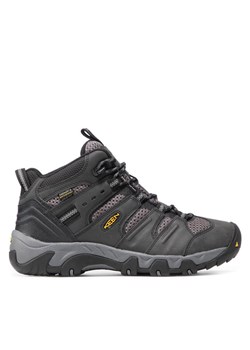 Trekkingi Keen Koven Mid Wp 1020210 Czarny ze sklepu eobuwie.pl w kategorii Buty trekkingowe męskie - zdjęcie 181293102