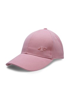 Czapka z daszkiem 4F 4FSS23ACABF114 Różowy ze sklepu eobuwie.pl w kategorii Czapki z daszkiem damskie - zdjęcie 181293263