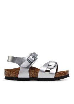 Sandały Birkenstock Rio Kids 1019201 Srebrny ze sklepu eobuwie.pl w kategorii Sandały dziecięce - zdjęcie 181293281