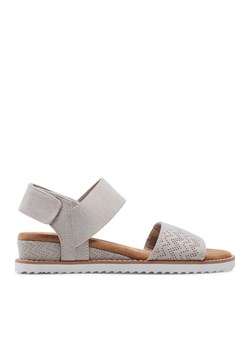 Sandały Skechers BOBS Desert Kiss 31440/OFWT Beżowy ze sklepu eobuwie.pl w kategorii Sandały damskie - zdjęcie 181293394