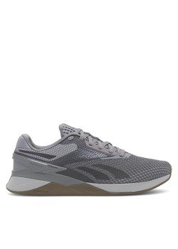 Buty na siłownię Reebok Nano X3 100033786-M Szary ze sklepu eobuwie.pl w kategorii Buty sportowe męskie - zdjęcie 181293552
