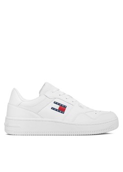 Sneakersy Tommy Jeans Tjm Retro Basket Ess EM0EM01395 Biały - id: 0000303286378 - marki Tommy Jeans - 181293602 Sneakersy Tommy Jeans Tjm Retro Basket Ess EM0EM01395 Biały ze sklepu eobuwie.pl w kategorii Buty sportowe męskie - zdjęcie 181293602