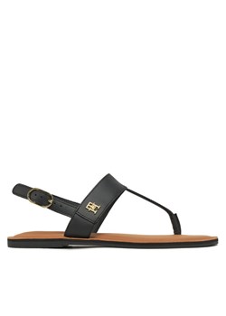 Sandały Tommy Hilfiger FW0FW08505 Czarny ze sklepu eobuwie.pl w kategorii Sandały damskie - zdjęcie 181293904