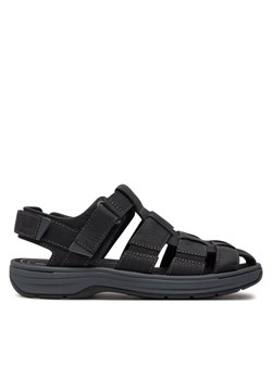 Sandały Clarks Saltway Cove 26176899 Czarny ze sklepu eobuwie.pl w kategorii Sandały męskie - zdjęcie 181294694