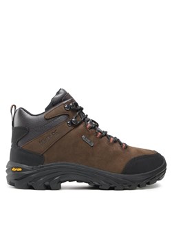 Trekkingi Regatta Burrell Leather RMF581 Brązowy ze sklepu eobuwie.pl w kategorii Buty trekkingowe męskie - zdjęcie 181294930