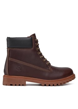 Trapery Lumberjack RIVER SM00101-034-B03 Brązowy ze sklepu eobuwie.pl w kategorii Buty zimowe męskie - zdjęcie 181295121
