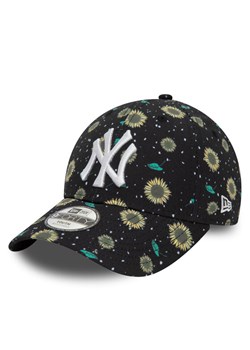 Czapka z daszkiem New Era Kids Floral Aop 940 Ne 60503478 M Czarny ze sklepu eobuwie.pl w kategorii Czapki dziecięce - zdjęcie 181295334