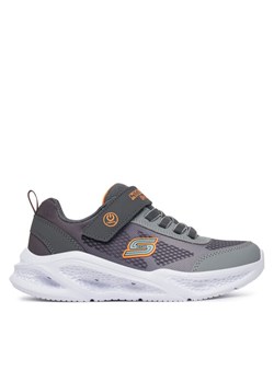 Sneakersy Skechers Meteor-Lights - Krendox 401495L/CCGY Szary - id: 0000304762901 - marki Skechers - 181295614 Sneakersy Skechers Meteor-Lights - Krendox 401495L/CCGY Szary ze sklepu eobuwie.pl w kategorii Buty sportowe dziecięce - zdjęcie 181295614
