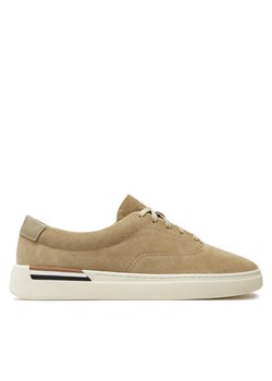 Sneakersy Boss Clint Tenn Sdof 50517312 Beżowy ze sklepu eobuwie.pl w kategorii Trampki męskie - zdjęcie 181296300