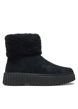 Botki Clarks Torhill Turn 26179562 Czarny ze sklepu eobuwie.pl w kategorii Botki - zdjęcie 181296464
