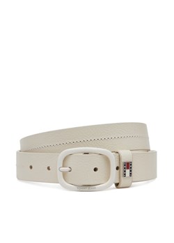 Pasek Damski Tommy Jeans Tjw Oval Tonal 3.0 AW0AW17392 Biały ze sklepu eobuwie.pl w kategorii Paski damskie - zdjęcie 181296542