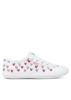 Sneakersy Skechers Love Brigade 113951/WRPK Biały ze sklepu eobuwie.pl w kategorii Trampki damskie - zdjęcie 181296604