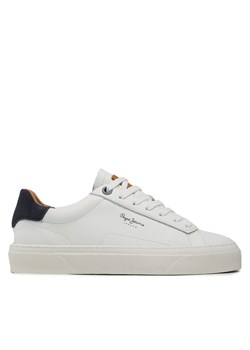 Sneakersy Pepe Jeans Yogi Original 23 PMS30930 Biały ze sklepu eobuwie.pl w kategorii Trampki męskie - zdjęcie 181296622