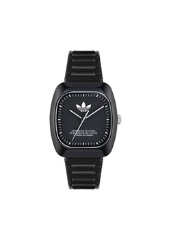 Zegarek adidas Retro Wave Two AOSY24531 Czarny ze sklepu eobuwie.pl w kategorii Zegarki - zdjęcie 181296720