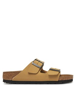 Klapki Birkenstock Arizona Birko-Flor 1029151 Beżowy ze sklepu eobuwie.pl w kategorii Klapki damskie - zdjęcie 181296753