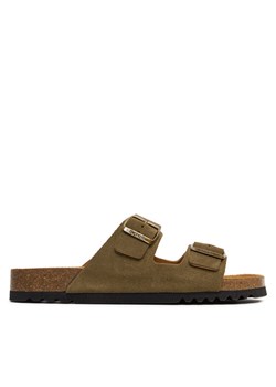 Klapki Scholl Julien F30074 Khaki ze sklepu eobuwie.pl w kategorii Klapki męskie - zdjęcie 181296890