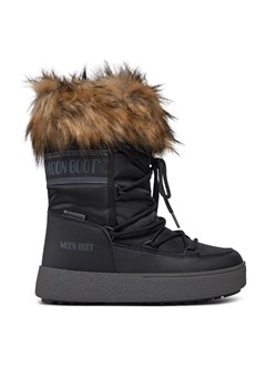 Śniegowce Moon Boot Ltrack Monaco Low Wp 24500600001 Czarny ze sklepu eobuwie.pl w kategorii Śniegowce damskie - zdjęcie 181297141