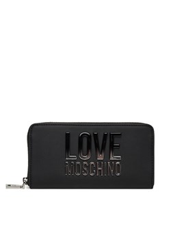 Duży Portfel Damski LOVE MOSCHINO JC5730PP0MKD000B Czarny ze sklepu eobuwie.pl w kategorii Portfele damskie - zdjęcie 181297371
