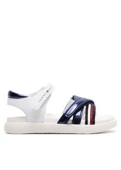 Sandały Tommy Hilfiger T1A2-33235-0273 S Niebieski ze sklepu eobuwie.pl w kategorii Sandały dziecięce - zdjęcie 181297564