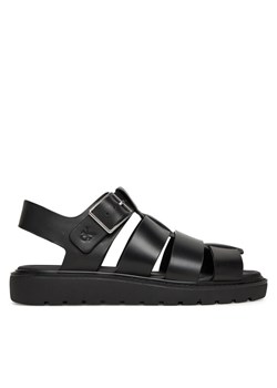 Sandały Calvin Klein Jeans Sq Molded Sdl Fisherman Mg Wn YW0YW01700 Czarny ze sklepu eobuwie.pl w kategorii Sandały damskie - zdjęcie 181297722