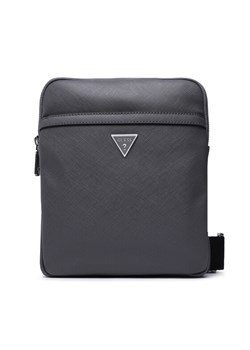 Saszetka Guess Certosa Saffiano Smart HMECSA P3123 Szary ze sklepu eobuwie.pl w kategorii Saszetki - zdjęcie 181297732