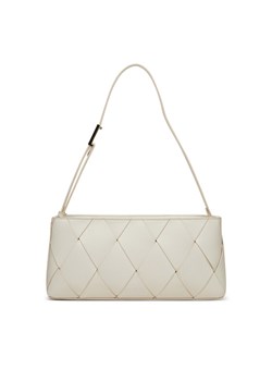 Torebka Calvin Klein Ck Woven Elongated Shoulder Bag K60K612992 Biały ze sklepu eobuwie.pl w kategorii Kopertówki - zdjęcie 181297981