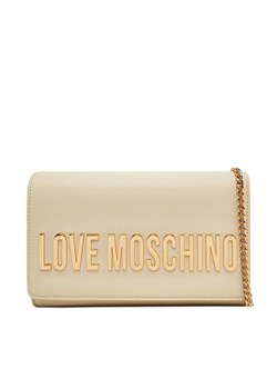 Torebka LOVE MOSCHINO JC4103PP1MKD0110 Beżowy ze sklepu eobuwie.pl w kategorii Kopertówki - zdjęcie 181298271