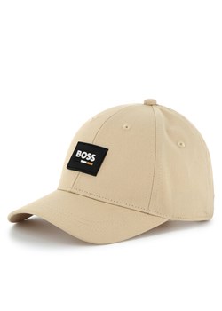 Czapka z daszkiem BOSS J51684 Beżowy ze sklepu eobuwie.pl w kategorii Czapki dziecięce - zdjęcie 181298913
