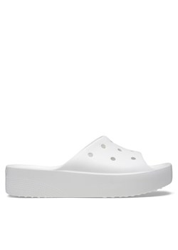 Klapki Crocs Classic Platform Slide 208180 Biały ze sklepu eobuwie.pl w kategorii Klapki damskie - zdjęcie 181299034
