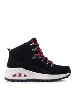 Trapery Skechers Uno Rugged One 155220/BLK Czarny ze sklepu eobuwie.pl w kategorii Buty trekkingowe damskie - zdjęcie 181299083