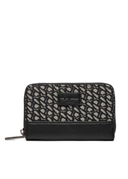 Duży Portfel Damski Pepe Jeans Jacquard PL070261 Czarny ze sklepu eobuwie.pl w kategorii Portfele damskie - zdjęcie 181299160