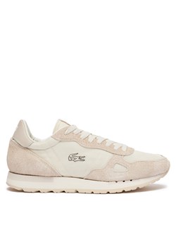 Sneakersy Lacoste Partner 70s 747SMA0007 Écru ze sklepu eobuwie.pl w kategorii Buty sportowe męskie - zdjęcie 181299203
