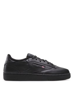 Sneakersy Reebok Club C 85 AR0454 Czarny ze sklepu eobuwie.pl w kategorii Buty sportowe damskie - zdjęcie 181299294
