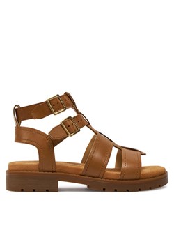 Sandały Clarks Orinoco Cove 26176320 Brązowy ze sklepu eobuwie.pl w kategorii Sandały damskie - zdjęcie 181299851