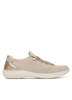 Sneakersy Remonte D1E05-60 Złoty ze sklepu eobuwie.pl w kategorii Buty sportowe damskie - zdjęcie 181300384