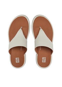 Japonki FitFlop F-Mode FW4 Biały ze sklepu eobuwie.pl w kategorii Klapki damskie - zdjęcie 181300491