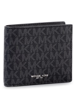 Duży Portfel Męski Michael Kors Greyson 39F9LGYF3B Czarny ze sklepu eobuwie.pl w kategorii Portfele męskie - zdjęcie 181300572