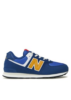 Sneakersy New Balance GC574HBG Granatowy ze sklepu eobuwie.pl w kategorii Buty sportowe dziecięce - zdjęcie 181300684