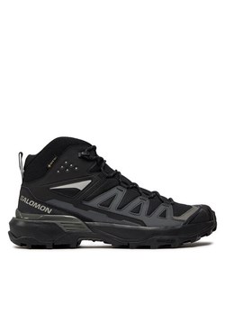 Trekkingi Salomon X Ultra 360 Mid Gore-Tex L47447600 Czarny ze sklepu eobuwie.pl w kategorii Buty trekkingowe męskie - zdjęcie 181301400