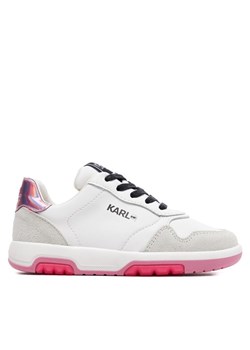 Sneakersy Karl Lagerfeld Kids Z30008 M Biały ze sklepu eobuwie.pl w kategorii Buty sportowe dziecięce - zdjęcie 181301490