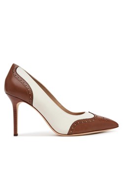 Szpilki LAUREN RALPH LAUREN Lynden 802904318002 Biały ze sklepu eobuwie.pl w kategorii Czółenka - zdjęcie 181301554