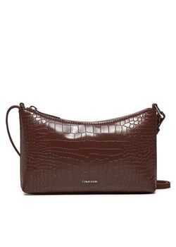Torebka Calvin Klein Ck Must Conv K60K612695 Brązowy ze sklepu eobuwie.pl w kategorii Listonoszki - zdjęcie 181301870