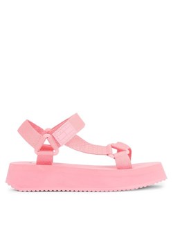 Sandały Tommy Jeans Tjw Eva Sandal EN0EN02466 Różowy ze sklepu eobuwie.pl w kategorii Sandały damskie - zdjęcie 181302302